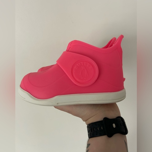 Butler Pink Kids Rain & Snow Boots - Picture 3 of 6